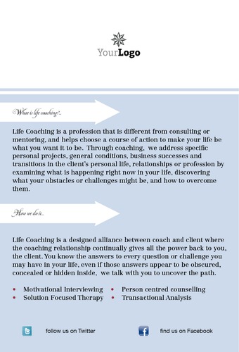 Counseling 4" x 6" Flyers Counseling 4" x 6" Flyers by Laura Marples