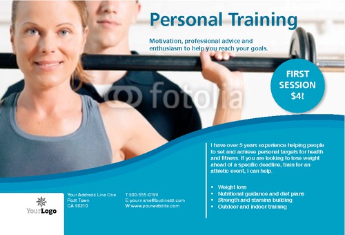 Fitness 4" x 6" Flyers Fitness 4" x 6" Flyers by Edward Mark Power