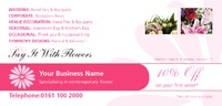 Florists 1/3rd A4 Flyers by Templatecloud 