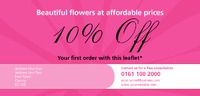Florists 1/3rd A4 Flyers by Templatecloud
