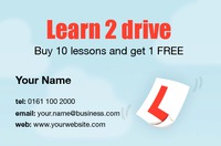 Business Card Driving Instructor Collection by Templatecloud