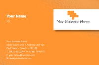 Business Card Orange Paving Collection by Templatecloud