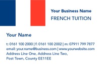 Language Teacher Business Card  by Templatecloud 