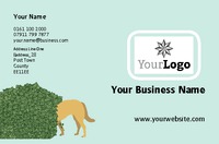 Dog Walkers Business Card  by Templatecloud 