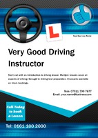 Driving Instructors A5 Flyers by Templatecloud 