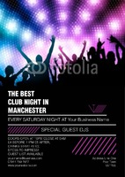 Clubs A5 Flyers by Templatecloud 