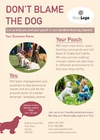 Dog Care A6 Flyers by Templatecloud 