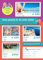 Travel Agents A4 Flyers by Templatecloud 
