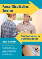 Logistics A6 Flyers by Templatecloud 
