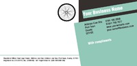 Bike Hire 1/3rd A4 Compliment Slips by Templatecloud 