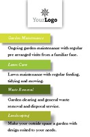 Garden Maintenance Business Card  by Templatecloud