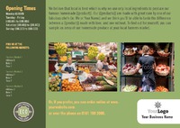 Grocery Store A4 Flyers by Templatecloud