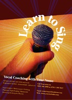 Vocal Coach A6 Flyers by Templatecloud 