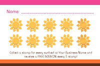 Tanning Salon Business Card  by Templatecloud