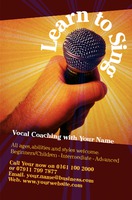 Vocal Coach Business Card  by Templatecloud 