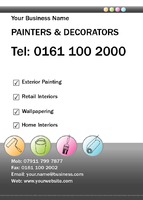 Painters and Decorators A6 Flyers by Templatecloud