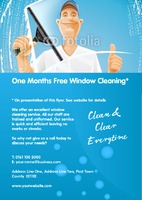 Window Cleaning A5 Flyers by Templatecloud