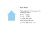 Business Card Blue House Collection by Templatecloud 