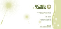 Garden Maintenance 1/3rd A4 Stationery by Templatecloud 