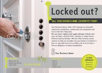 Locksmiths A6 Leaflets by Templatecloud 