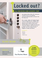 Locksmiths A6 Flyers by Templatecloud 