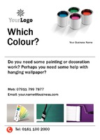 Painters and Decorators A6 Flyers by Templatecloud 