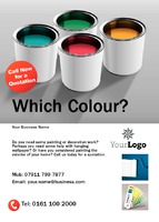 Painters and Decorators A6 Flyers by Templatecloud