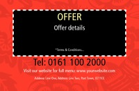 Takeaway Business Card  by Templatecloud 
