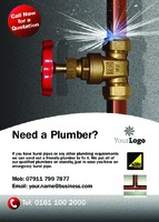 Plumbers A6 Flyers by Templatecloud