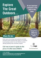 Outdoors A6 Flyers by Templatecloud 