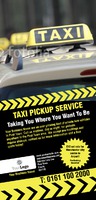 Taxi 1/3rd A4 Flyers by Templatecloud 