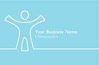 Chiropractic Business Card  by Templatecloud