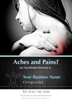 Chiropractic A3 Leaflets by Templatecloud 