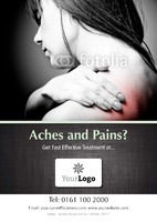Chiropractic A3 Posters by Templatecloud 