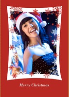  Edit & Go: Large (Folds to A5) Christmas Cards by Templatecloud 