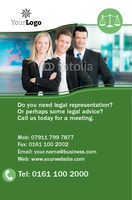 Solicitors Business Card  by Templatecloud 