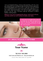 Make up A5 Flyers by Templatecloud