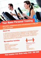 Gym A5 Leaflets by Templatecloud 