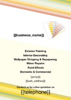 Painters and Decorators A6 Leaflets by Templatecloud 