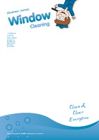 Window Cleaning A4 Stationery by Templatecloud 