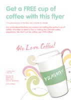 Coffee Shop A5 Flyers by Templatecloud