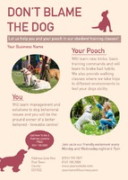 Dog Care A6 Postcards by Templatecloud 