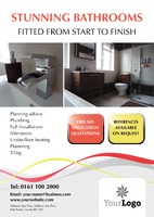 Bathroom Fitters A3 Posters by Templatecloud 