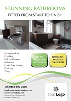 Bathroom Fitters A2 Posters by Templatecloud 