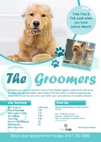 Dog Groomers A4 Flyers by Templatecloud 