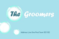 Dog Groomers Business Card  by Templatecloud 