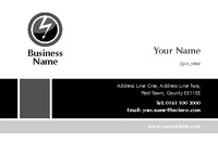 Electrical Business Card  by Templatecloud 