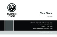 Electrical Business Card  by Templatecloud 