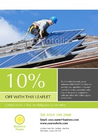 Solar Panels A5 Flyers by Templatecloud