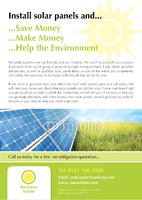 Solar Panels A3 Posters by Templatecloud 